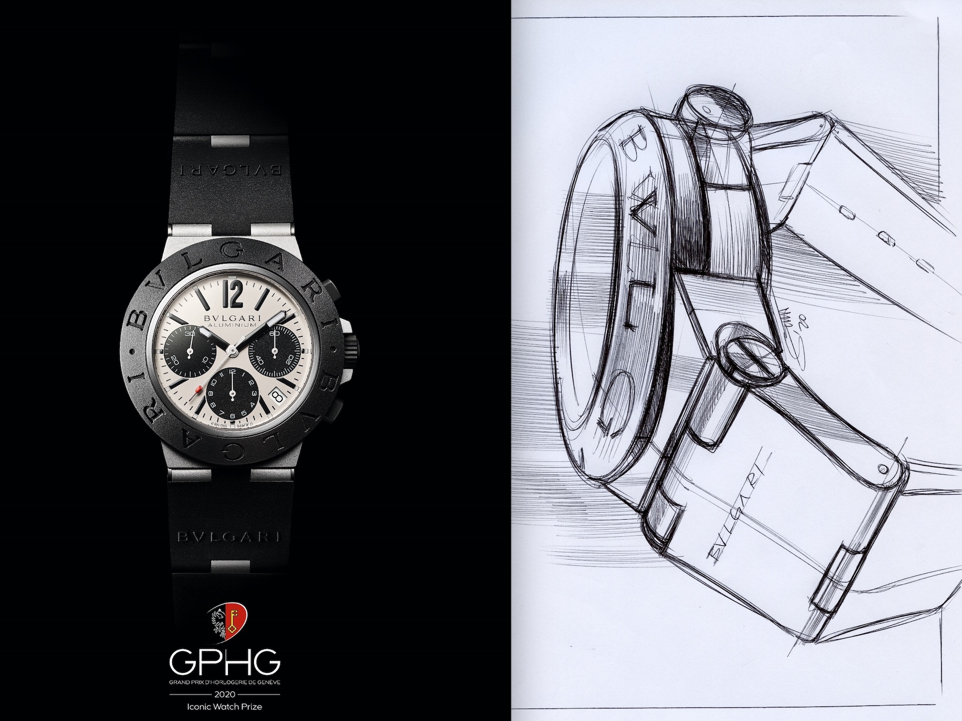 Bvlgari Aluminium Chronograph trionfa al Gran Prix d'Horlogerie de Geneve