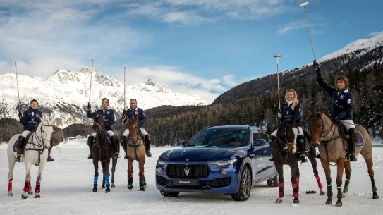 A St Moritz con Maserati e La Martina