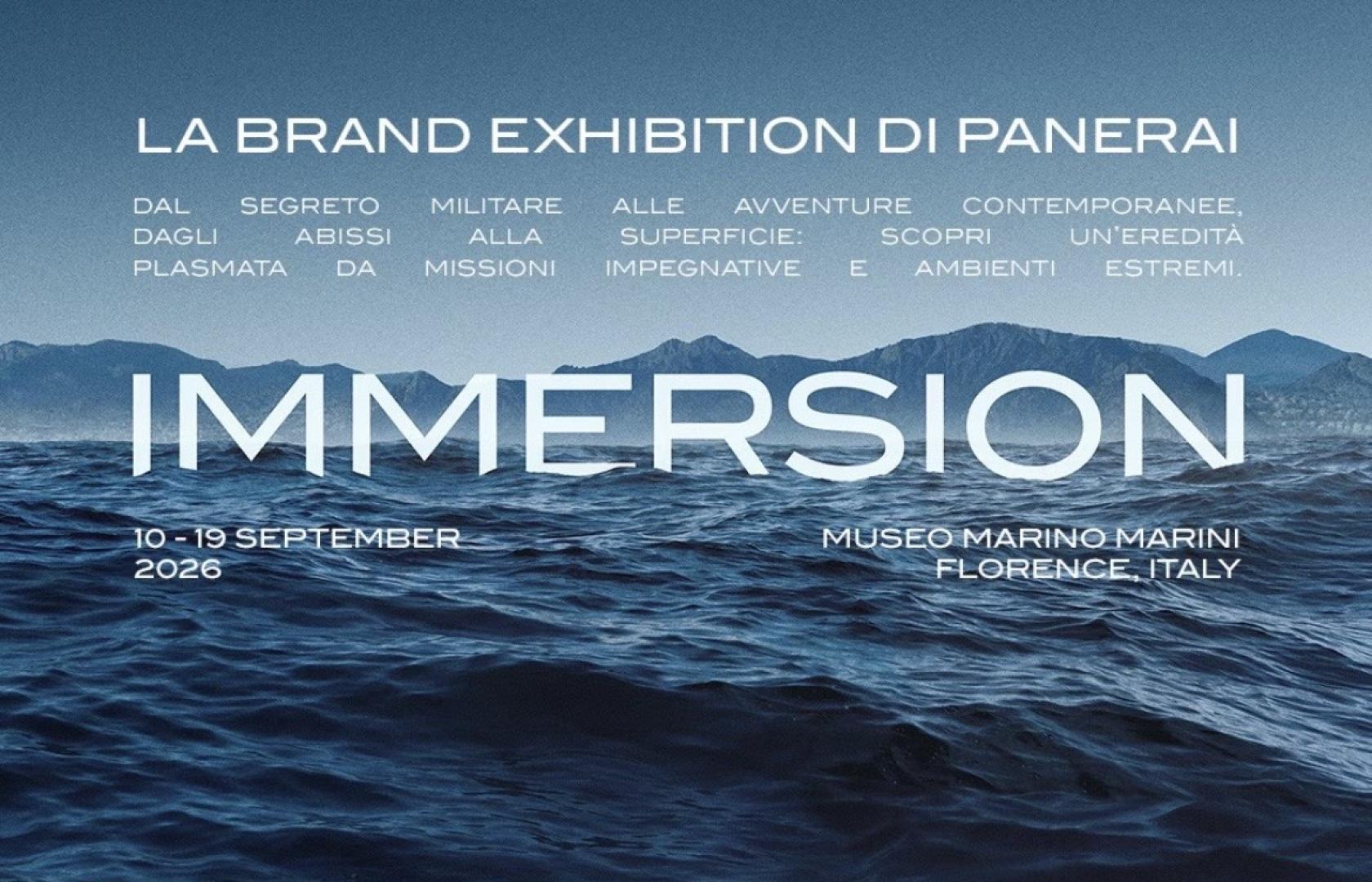 L’universo Panerai in mostra a Firenze con “Immersion”