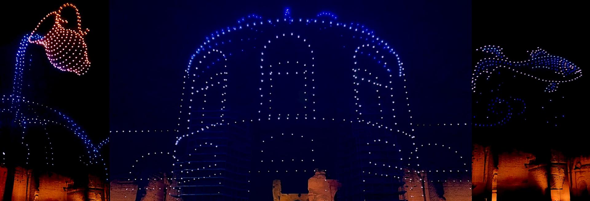 Il cielo delle Terme di Caracalla si illumina di magia 