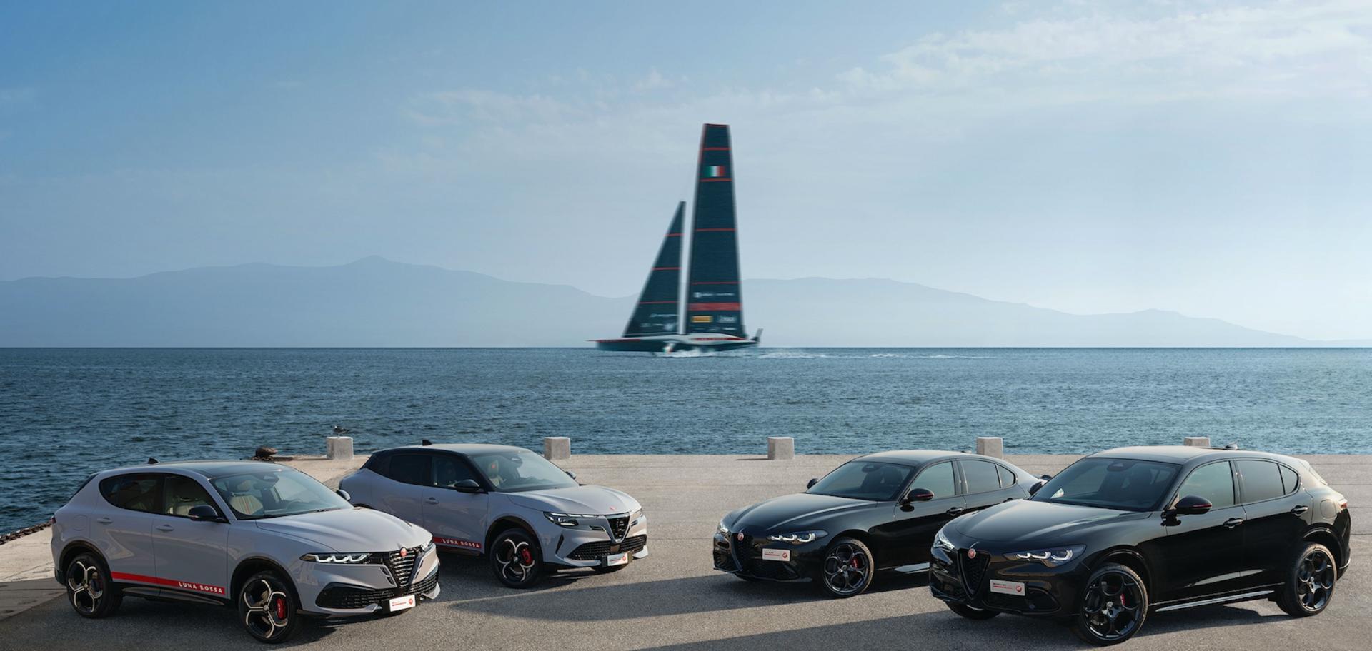 Alfa Romeo Luna Rossa  e il mare di Napoli